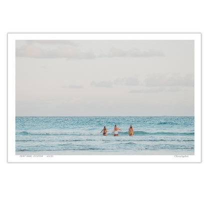 Three - Coastal Print of Snapper Rocks, Coolangatta, QLD