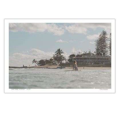 From where you'd Rather be - Coastal Print of Snapper Rocks, Coolangatta, QLD