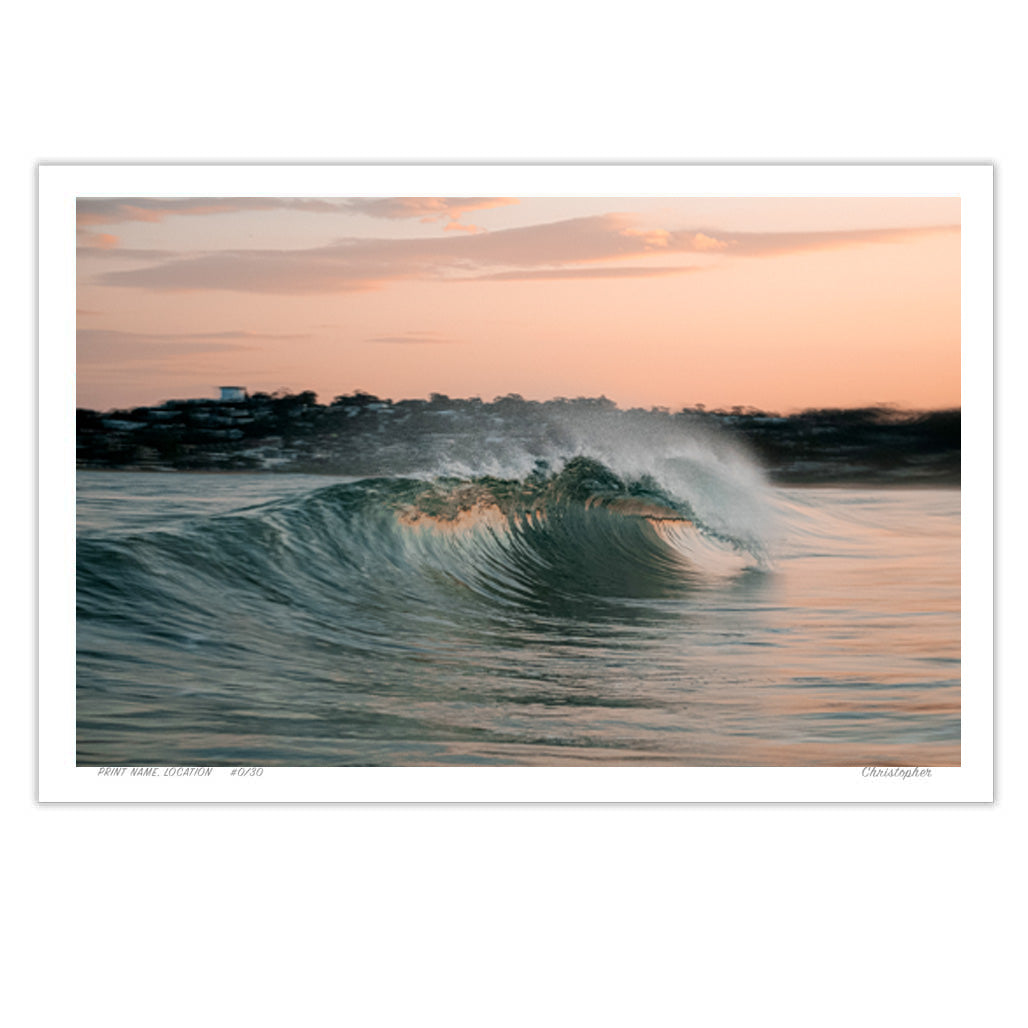 Blurred Peaks  – Coastal Print of Wamberal Beach, NSW