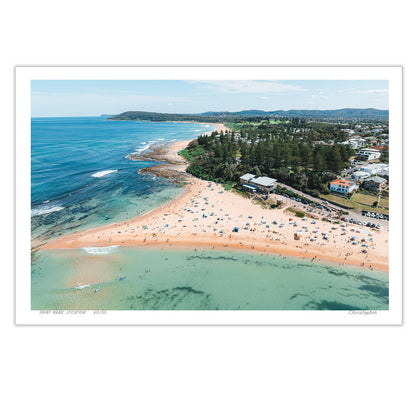 Open Sky – Aerial Coastal Print of Toowoon Bay Beach, NSW