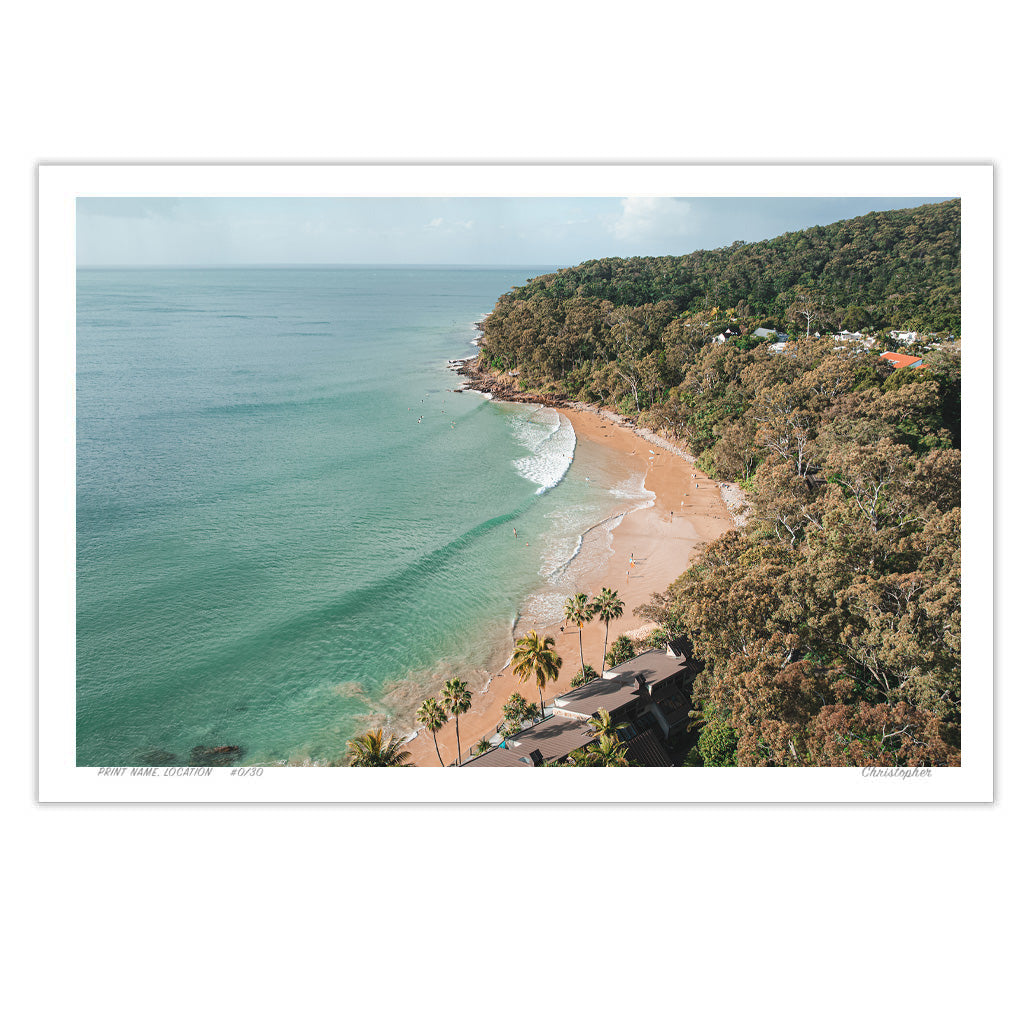 First Point - Coastal Print of Noosa, Sunshine Coast QLD