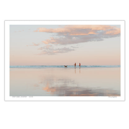 Walking Who - Coastal Print of Coolum, Sunshine Coast QLD