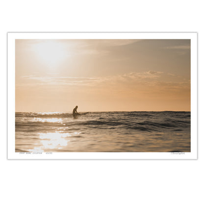 Glimmer – Aerial Coastal Print of Shelly Beach, NSW