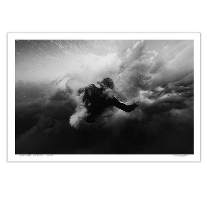 Chaos  - Surf Print of Forresters Beach, NSW