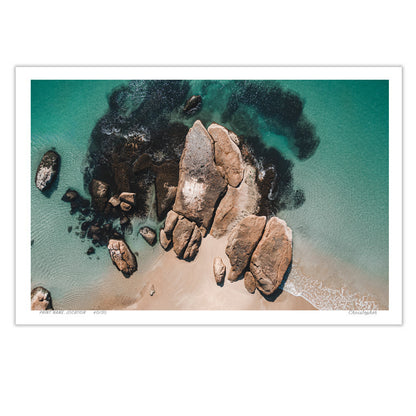 Absolutely - Aerial Ocean Print of South West Rocks, NSW
