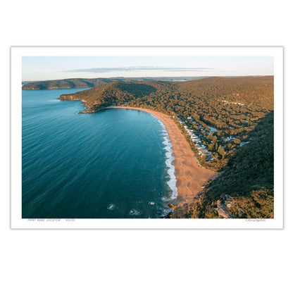 Paradise Pearl – Aerial Coastal Print of Pearl Beach