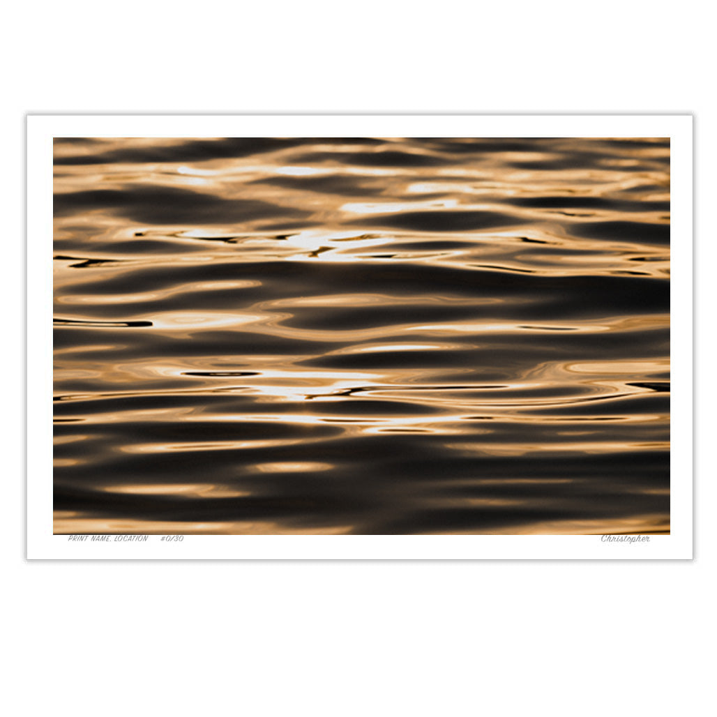 Old Gold - Coastal print, Scotts Head