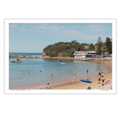 Family Life  – Aerial Coastal Print of Terrigal Beach, NSW