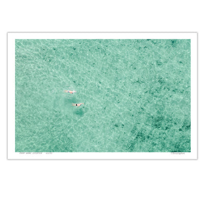 Twin Lanes – Aerial Coastal Print of Toowoon Bay Beach, NSW