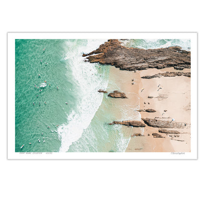 The Rocks - Coastal Print of Snapper Rocks, Coolangatta, QLD