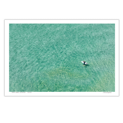 Holding on – Aerial Coastal Print of Shelly Beach, NSW