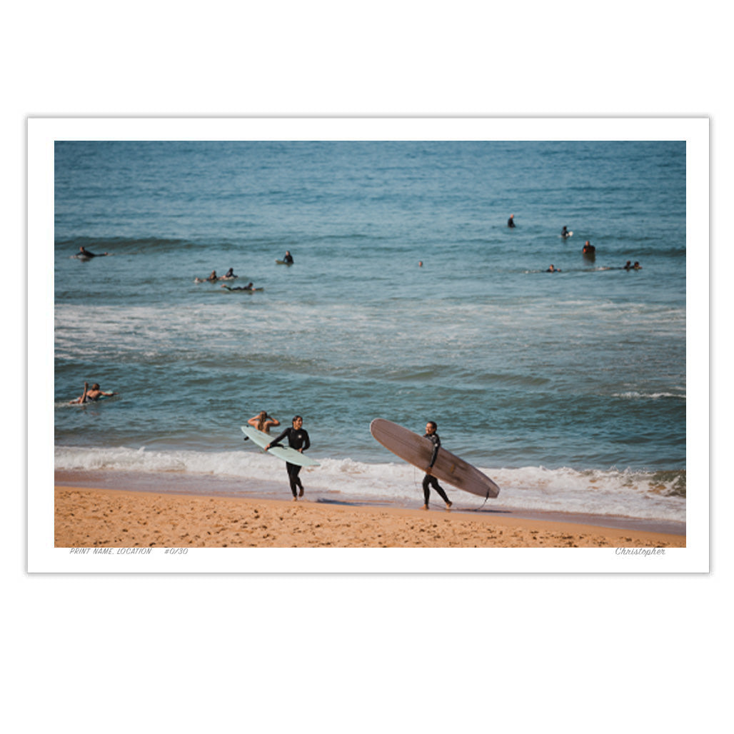Summer Logs - Coastal Print of Macmasters Beach, NSW