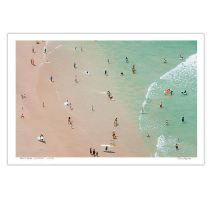Open Season – Aerial Print of Byron Bay Beach, NSW