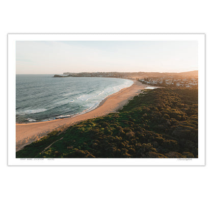 Gold – Coastal Print of Wamberal Beach, NSW