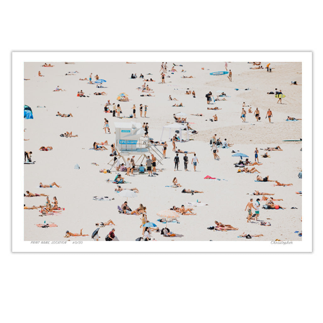 Found – Coastal Print of Bondi, Sydney