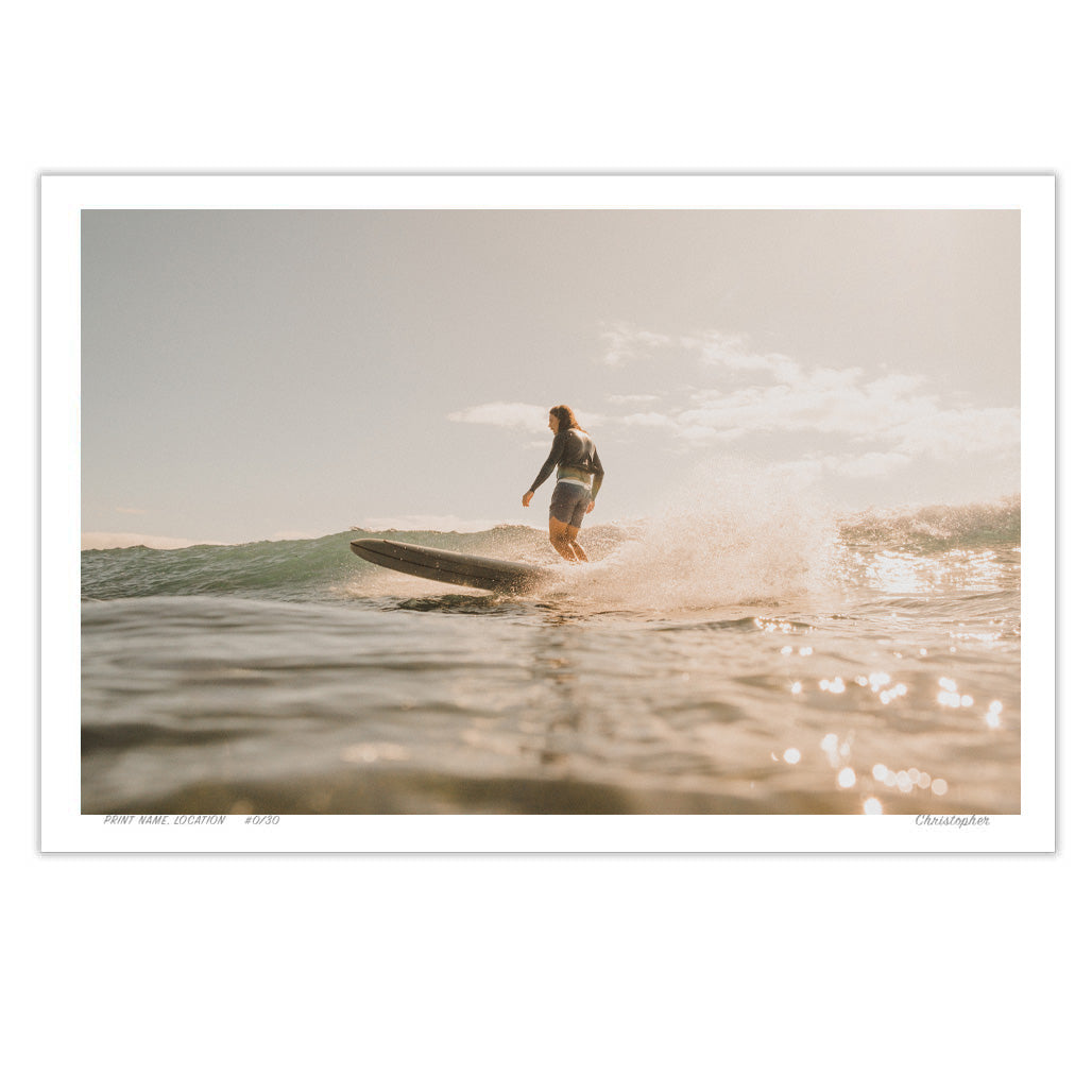 Passing By – Coastal Print of Blue Bay, NSW