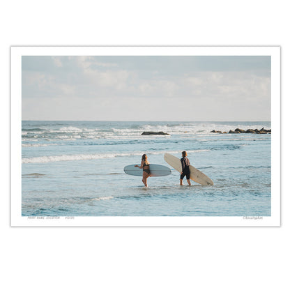 Two for Two - Coastal Print of Snapper Rocks, Coolangatta, QLD