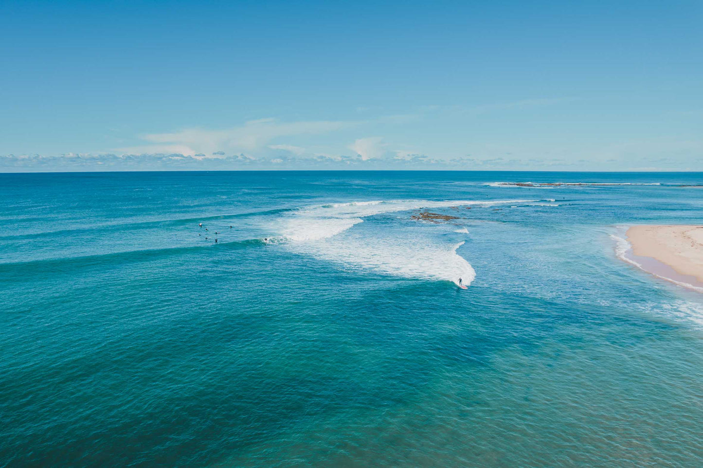 Vast – Coastal Aerial Print of Blue Bay, NSW
