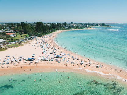 Views – Aerial Coastal Print of Toowoon Bay Beach, NSW