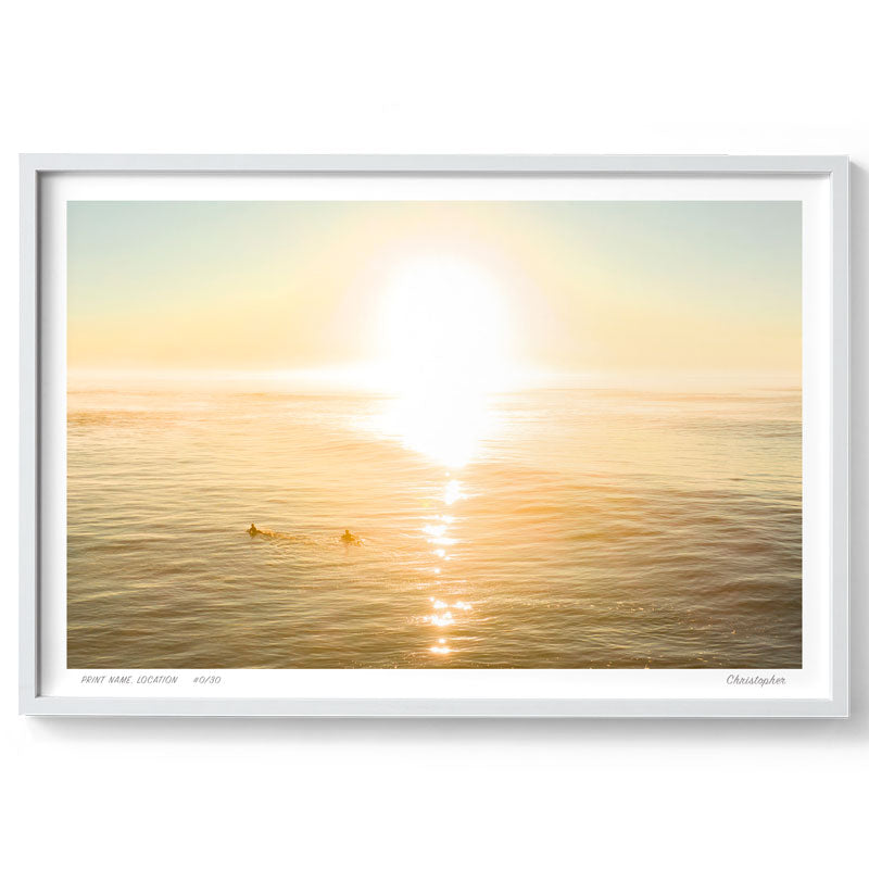 Golden Horizon – Coastal Print of Wamberal Beach, NSW