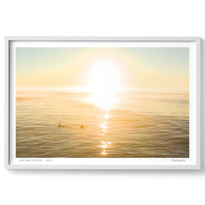 Golden Horizon – Coastal Print of Wamberal Beach, NSW