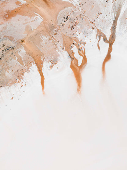 White Lines - Abstract Aerial Print of Norsmen WA , NSW
