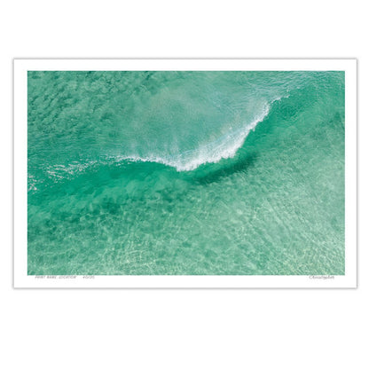 A-Frame – Aerial Coastal Print of Shelly Beach, NSW Print - From Above Images