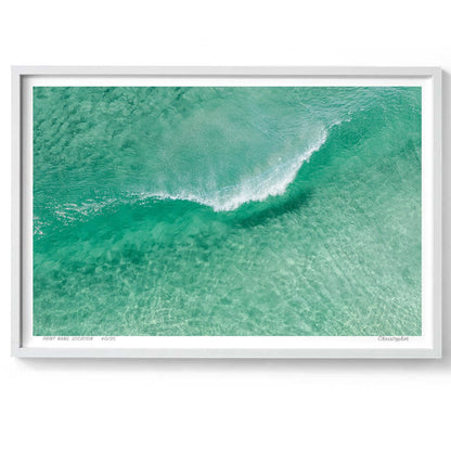 A-Frame – Aerial Coastal Print of Shelly Beach, NSW Print - From Above Images