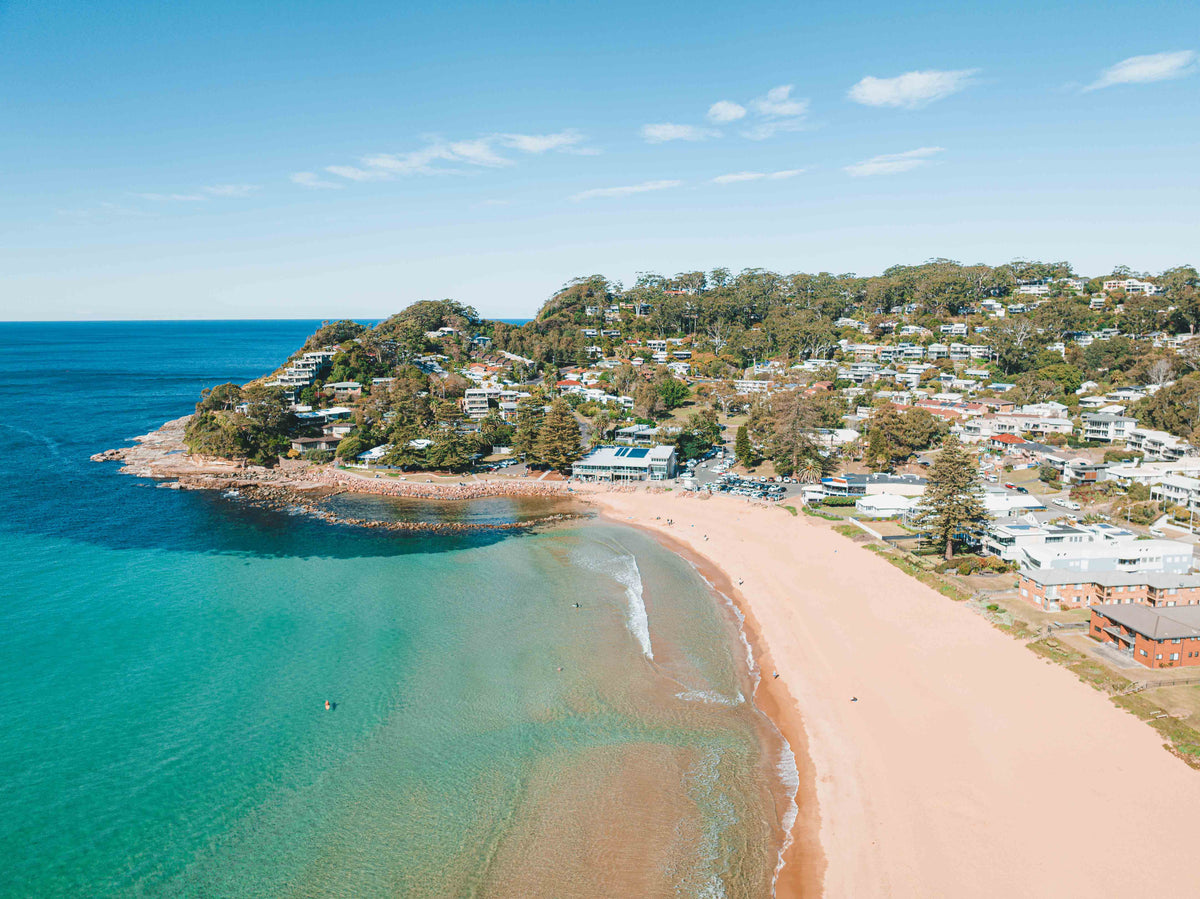 Avoca Gold - Print of Avoca Beach, NSW Print - From Above Images