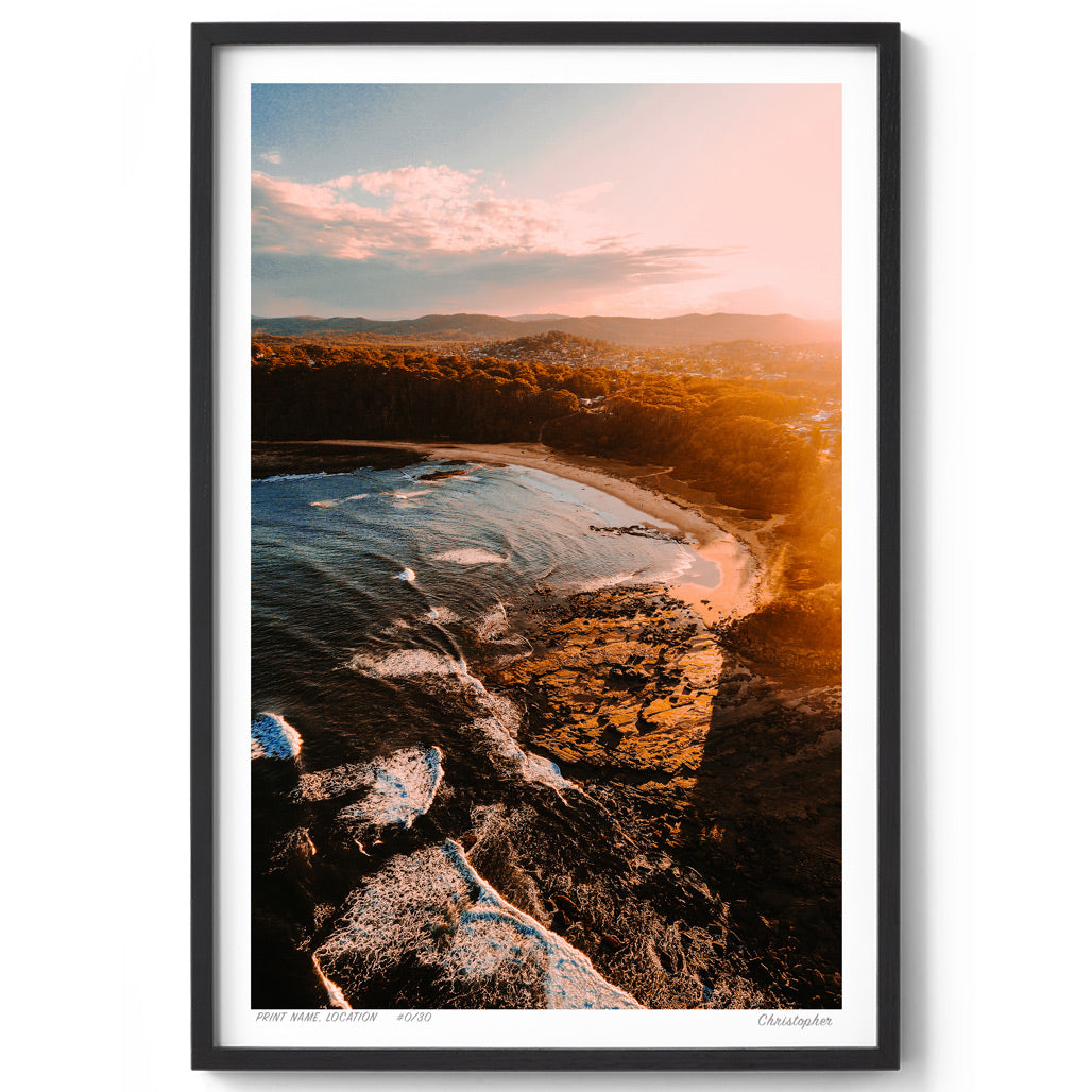 Multiplicity – Aerial Print of Bateau Bay, NSW
