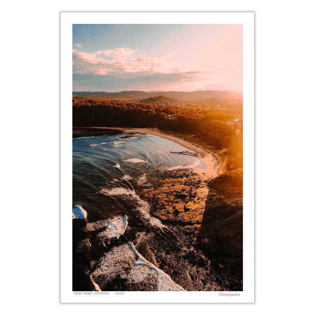 Multiplicity – Aerial Print of Bateau Bay, NSW