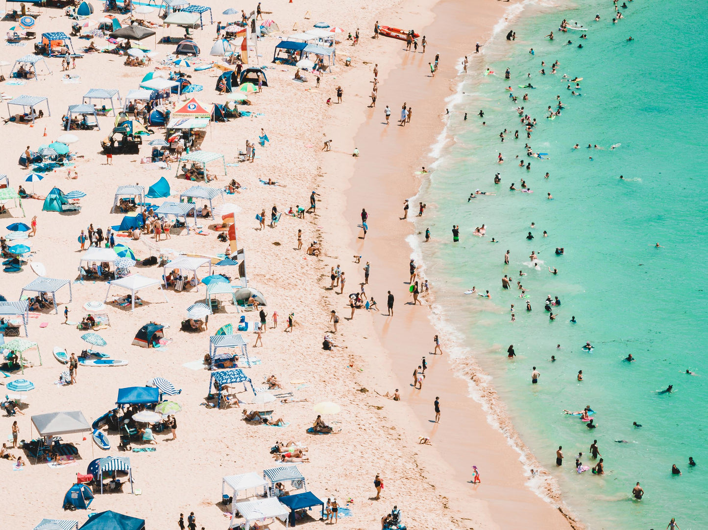 Bayside Days – Aerial Coastal Print of Toowoon Bay Beach, NSW