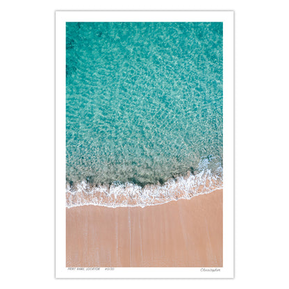 Bay Blues – Aerial Print of Blue Bay, NSW