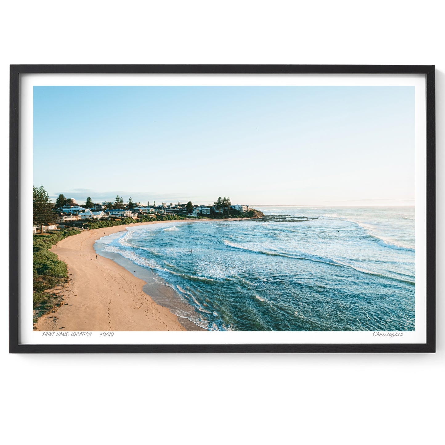 Winter Mornings – Coastal Print of Blue Bay, NSW