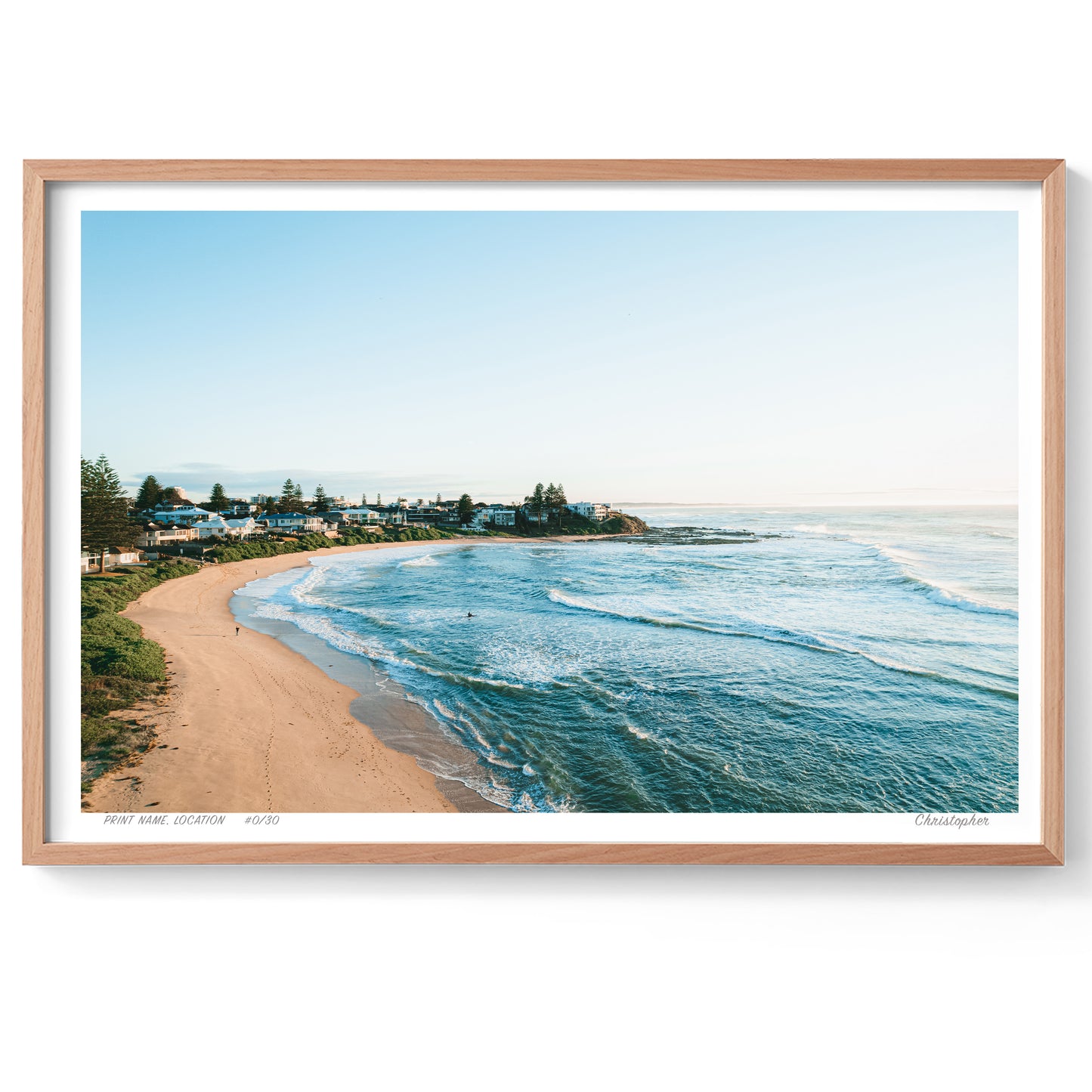 Winter Mornings – Coastal Print of Blue Bay, NSW