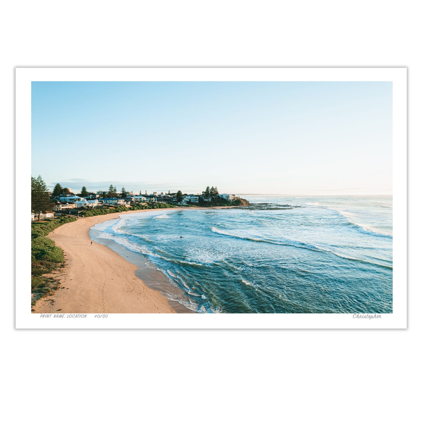 Winter Mornings – Coastal Print of Blue Bay, NSW