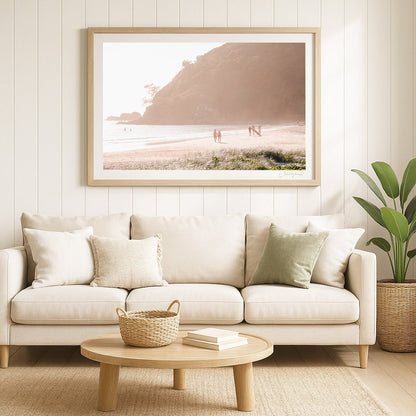 Broken Haze – Aerial Print of Broken Head Beach, NSW Print - From Above Images