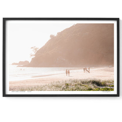 Broken Haze – Aerial Print of Broken Head Beach, NSW Print - From Above Images