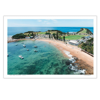 Classic Haven – Aerial Coastal Print of Terrigal Beach, NSW Print - From Above Images