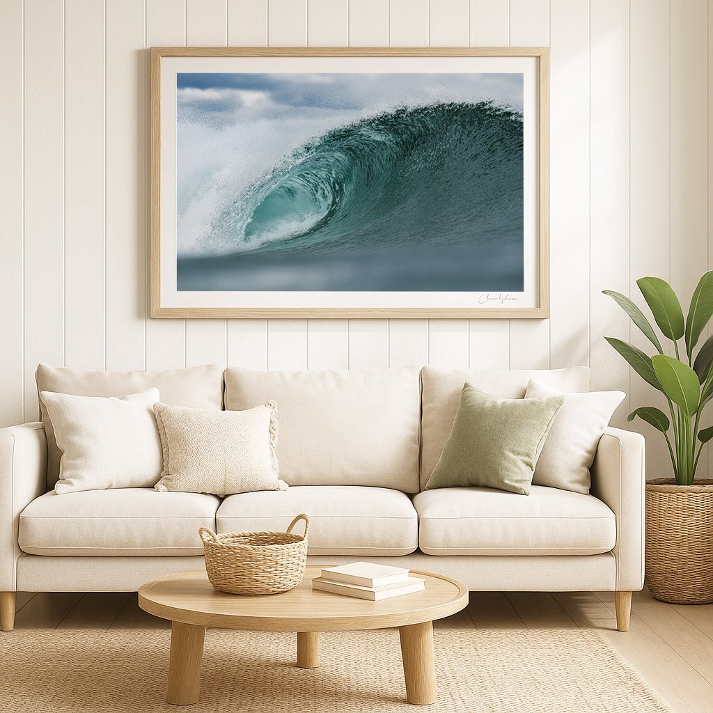 Clock Work – Coastal Print of Wamberal Beach, NSW Print - From Above Images