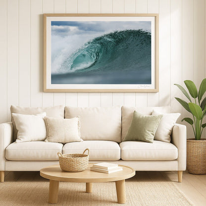Clock Work – Coastal Print of Wamberal Beach, NSW Print - From Above Images