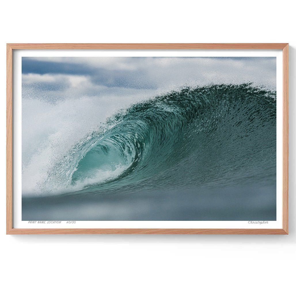Clock Work – Coastal Print of Wamberal Beach, NSW Print - From Above Images