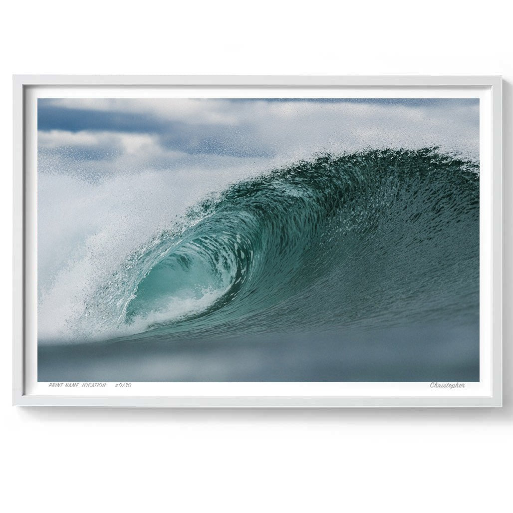 Clock Work – Coastal Print of Wamberal Beach, NSW Print - From Above Images