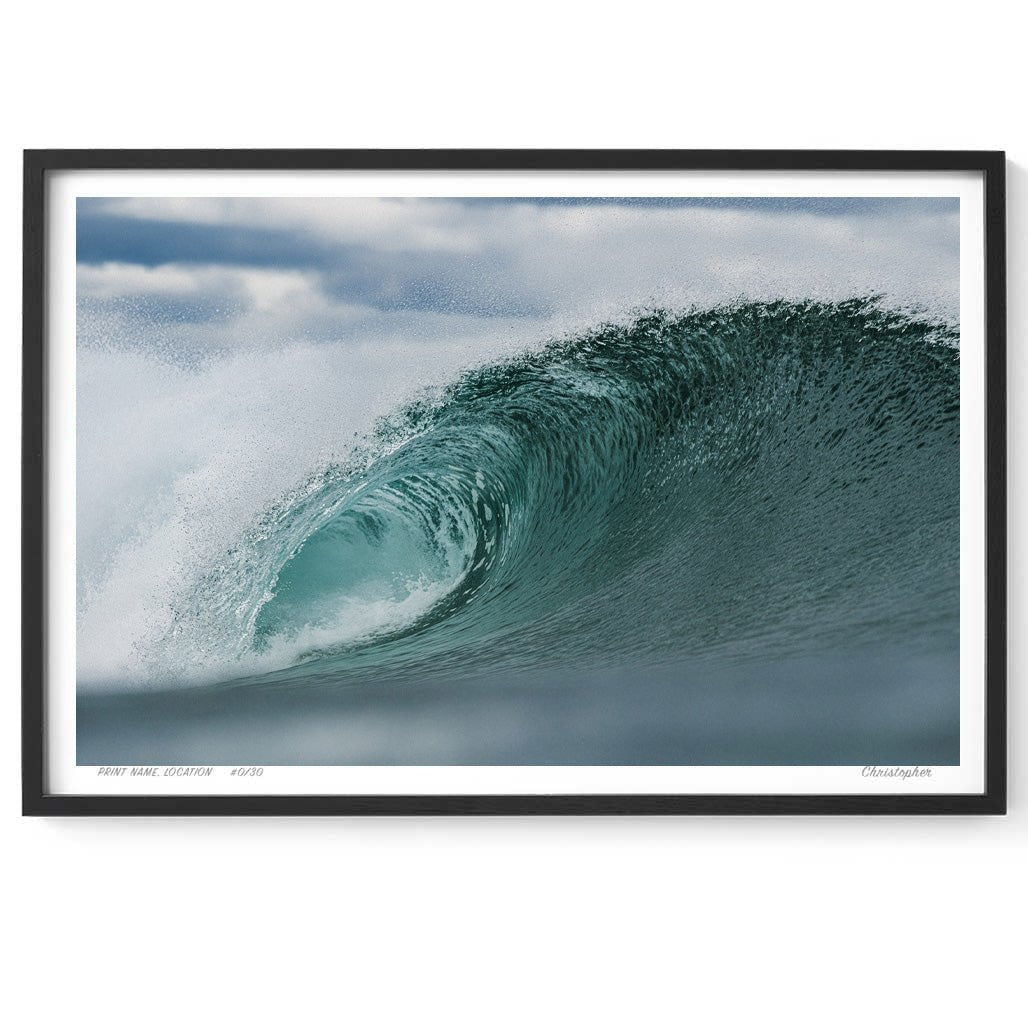 Clock Work – Coastal Print of Wamberal Beach, NSW Print - From Above Images