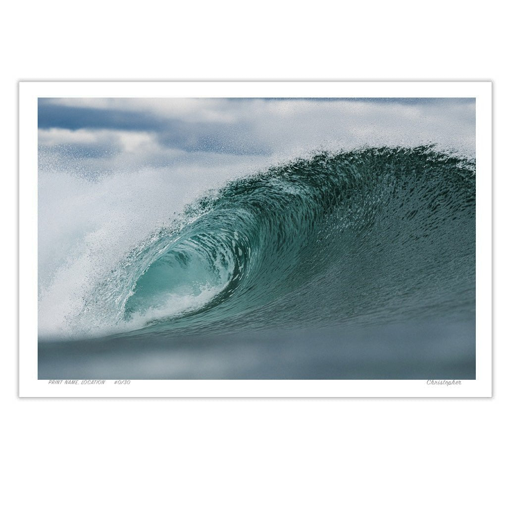 Clock Work – Coastal Print of Wamberal Beach, NSW Print - From Above Images