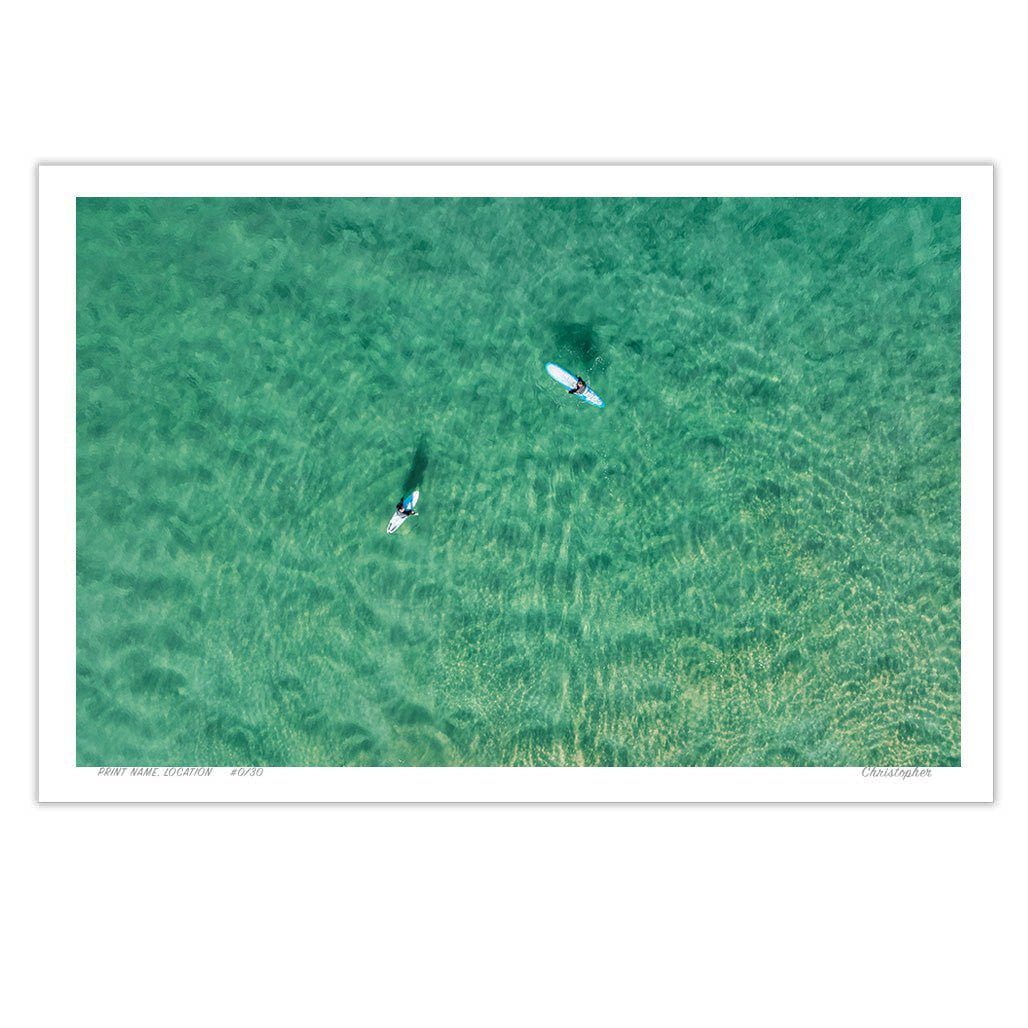 Copa Duo – Aerial Print of Copacabana, NSW Print - From Above Images