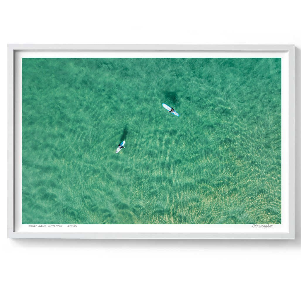 Copa Duo – Aerial Print of Copacabana, NSW Print - From Above Images
