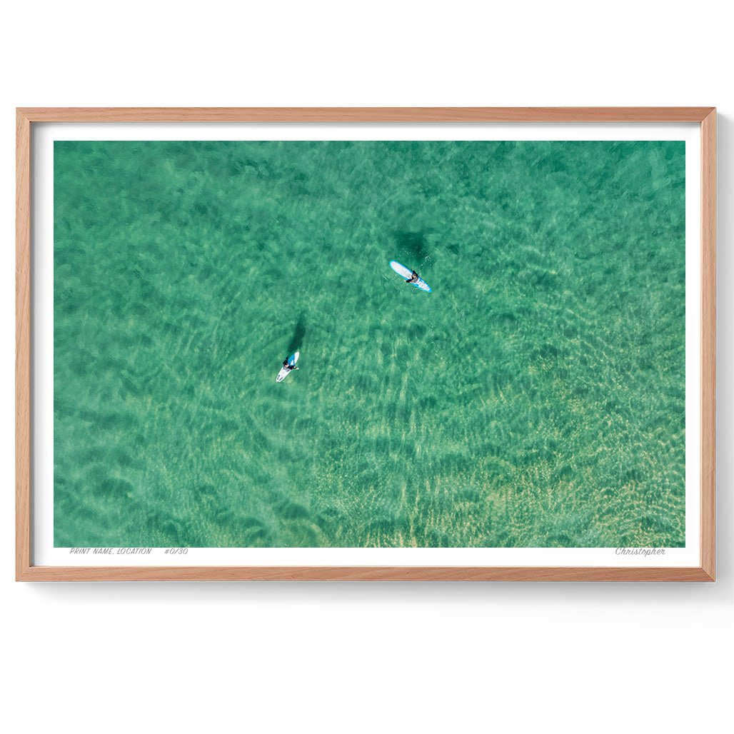 Copa Duo – Aerial Print of Copacabana, NSW Print - From Above Images