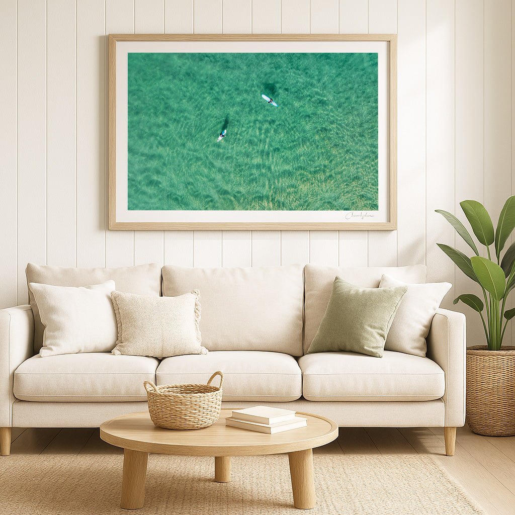Copa Duo – Aerial Print of Copacabana, NSW Print - From Above Images