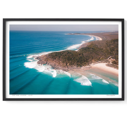 Big Hill – Aerial Print of Crescent Head, NSW